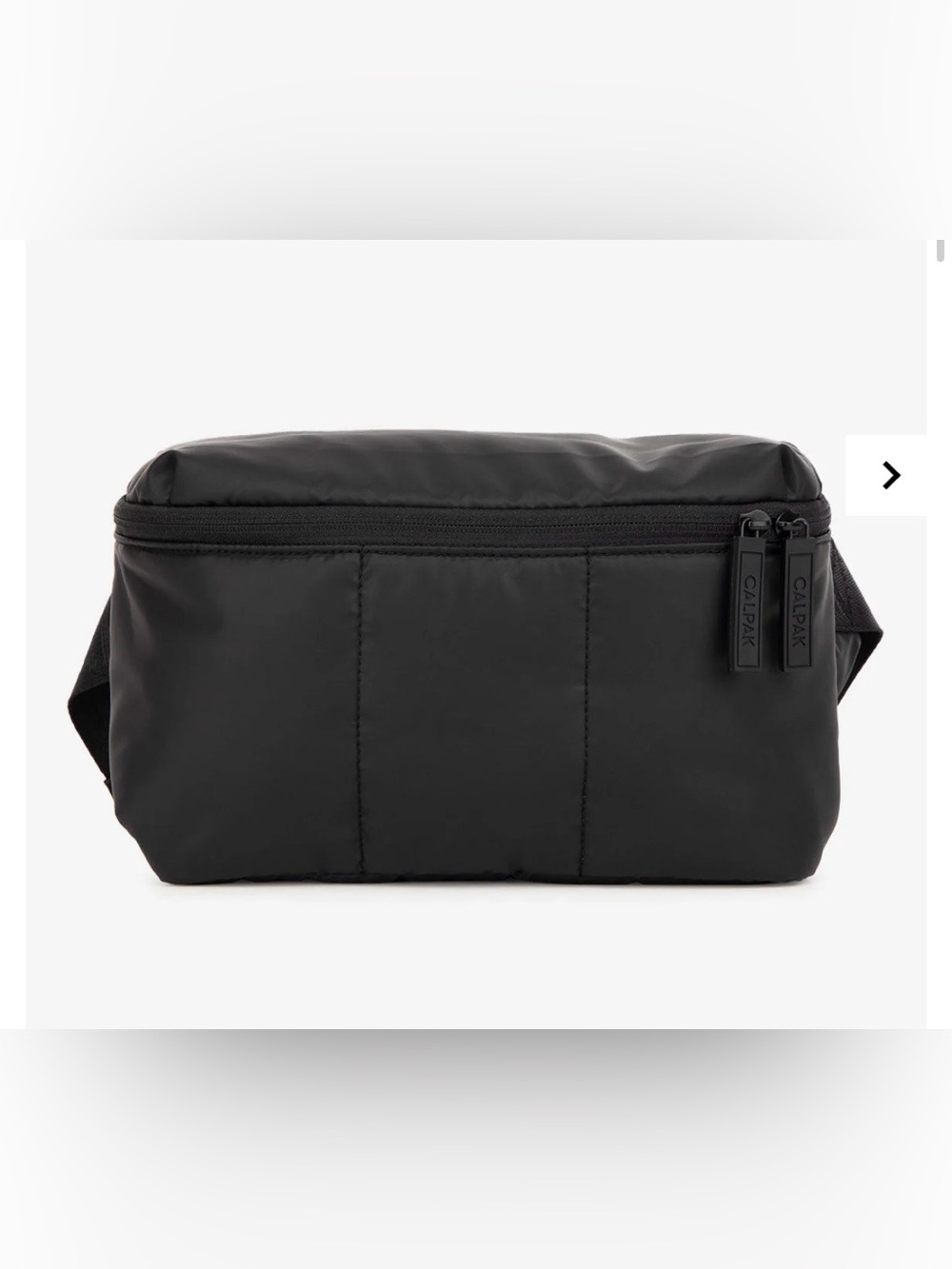 Luka Belt Bag in Matte Black